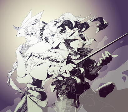 Limited Palette + Simple BG